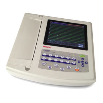 Portable Twelve ECG with Keyboard EKG1212t